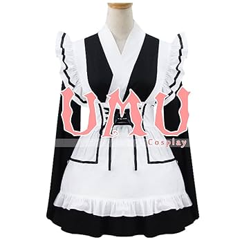 NEWS 風オーダーメイド商品 Amazon.co.jp: 【UMU】 オーダーメイド メイド服 モノクロ 和風